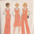 SIMPLICITY 7305 PATTERN SIZE 20 1/2 MISSES' VEST, SKIRT AND PANTS