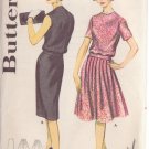 VINTAGE BUTTERICK PATTERN 2105 SIZE 12 MISSES' 2 PIECE DRESS IN 2 VARIATIONS