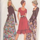 SIMPLICITY VINTAGE 1971 PATTERN 9602 SIZE 16 MISSES' EVENING DRESS 2 LENGTHS