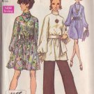 SIMPLICITY PATTERN 8439 SIZE 12 MISSES DRESS OR TUNIC, PANTS SCARF, SASH