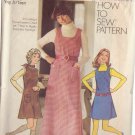 SIMPLICITY PATTERN 5203 SZ 9/10 TEENS JUNIORS JUMPER 2 LENGTHS NECKLINE INTEREST