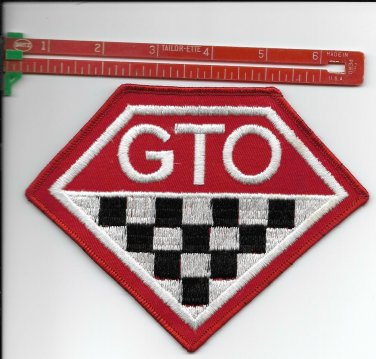 GTO  PATCH 5 1/2" X 5" SEW ON