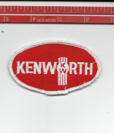 KENWORTH   3 1/2" X 2 " PATCH SEW ON