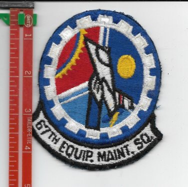 Vintage USAF 67th Consolidated Aircraft Maintenance Squadron Patch