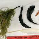 VINTAGE LADIES' MILLENRY HAT FEATHER DECORATIONS 6 PIECES #4