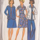 SIMPLICITY PATTERN 6167 SIZE 16 MISSES' UNLINED JACKET, TOP, SKIRT, PANTS
