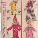 SIMPLICITY VINTAGE PATTERN 6198 SIZE 8/10 CHILD'S CLOWN COSTUMES 4 LOOKS SIMPLICITY VINTAGE PATTERN 6198 SIZE 8/10 CHILD'S CLOWN COSTUMES 4 LOOKS