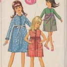 SIMPLICITY 1965 PATTERN 6326 SZ 10 GIRLS' ONE PIECE DRESS