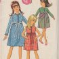 SIMPLICITY 1965 PATTERN 6326 SZ 10 GIRLS' ONE PIECE DRESS