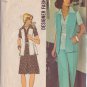 SIMPLICITY 1974 VINTAGE PATTERN 6336 SZ 14 TWO PIECE DRESS, TOP, VEST, PANTS