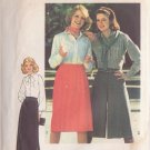 SIMPLICITY VINTAGE PATTERN 7563 SIZE 12 MISSES' SKIRT PANTSKIRT