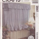 McCALL'S VINTAGE PATTERN 2861 WINDOW DRESSING OR CURTAINS