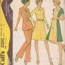 McCALL'S PATTERN 3392 SIZE 12 MISSES' DRESS OR TUNIC AND PANTS