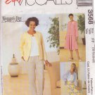McCALL'S PATTERN 3568 SIZES 16/18/20/22 MISSES' JACKET, TOP, PANTS, SKIRT UNCUT McCALL'S PATTERN 3568 SIZES 16/18/20/22 MISSES' JACKET, TOP, PANTS, SKIRT UNCUT