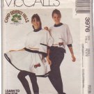 McCALL'S 1988 PATTERN 3976 SIZE SMALL MISSES'  TOP SKIRT & PANTS NO TRANSFER