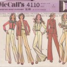 McCALL'S 1974 PATTERN 4110 SIZE 8 MISSES’ UNLINED SHIRT-JACKET AND PANTS UNCUT McCALL'S 1974 PATTERN 4110 SIZE 8 MISSES’ UNLINED SHIRT-JACKET AND PANTS UNCUT