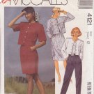 McCALL'S PATTERN 4121 SIZE 12 MISSES' JACKET, SKIRT, PANTS OR SHORTS UNCUT