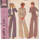 McCALL'S PATTERN 4148 SIZE 8 MISSES’ UNLINED JACKET AND PANTS McCALL'S PATTERN 4148 SIZE 8 MISSES’ UNLINED JACKET AND PANTS