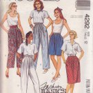 McCALL'S PATTERN 4292 SIZE 12 MISSES' SKIRT, PANTS, SHORTS, BELT UNCUT