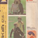 McCALL'S PATTERN 4216 UNISEX T-SHIRT, STOCKING OR ALI HAT SIZE 36 CHEST UNCUT