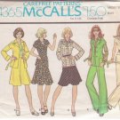 McCALL'S 1974 PATTERN 4365 SIZE 14 MISSES’ JACKET, SKIRT AND PANTS