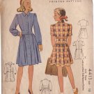 McCALL'S VINTAGE 1941 PATTERN 4413 SIZE 10 GIRLS' DRESS 2 VARIATIONS