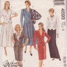 McCALL'S 1989 VINTAGE PATTERN 4593 SIZE 6 MISSES' 2 PIECE DRESS