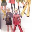 SIMPLICITY 8409 VTGE PATTERN SZ 15/16 MISSES' JACKET SKIRT PANTS MINI PANTSKIRT