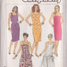 SIMPLICITY PATTERN 7494 SIZE 16 MISSES' DRESS IN 3 VARIATIONS