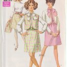 SIMPLICITY PATTERN 8040 SIZE 10 MISSES' DRESS, JACKET, SLEEVELESS JACKET UNCUT