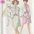 SIMPLICITY PATTERN 8040 SIZE 14 UNCUT MISSES' DRESS, JACKET, SLEEVELESS JACKET UNCUT