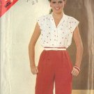 BUTTERICK PATTERN 5157 SIZE 14/16/18 MISSES' BLOUSE & SHORTS BUTTERICK PATTERN 5157 SIZE 14/16/18 MISSES' BLOUSE & SHORTS