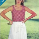 BUTTERICK VINTAGE PATTERN 3155  SIZE 8/10/12 MISSES' TOP & SKIRT UNCUT