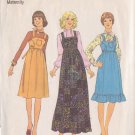 SIMPLICITY VINTAGE 1967 PATTERN 7236 SIZE 10 MISSES' MATERNITY JUMPER & BLOUSE