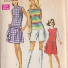 SIMPLICITY PATTERN 8147 SIZE 12MP MISSES' PETITE PANTDRESS OR PANTJUMPER