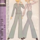 McCALL'S PATTERN 3718 SIZE 14 MISSES' JACKET, PANTS, BLOUSE UNCUT