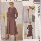 McCALL'S VTG 1990 PATTERN 5028 SZ 12/14/16 MISSES' VEST JUMPSUIT DRESS UNCUT