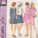 McCALL’S PATTERN 3530 SIZE 14 MISSES’ DRESS & JACKET IN 2 VARIATIONS UNCUT McCALL’S PATTERN 3530 SIZE 14 MISSES’ DRESS & JACKET IN 2 VARIATIONS UNCUT