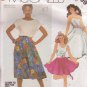 McCALL'S PATTERN 2009 SIZE 6 MISSES' SKIRT IN 2 LENGTHS WITH POODLE APPLIQUE