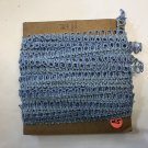 VINTAGE #25 BLUE LOOPED TRIM 1/2 " X 24 YDS NEVER USED
