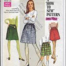 SIMPLICITY VINTAGE PATTERN 7735 SIZE 9/10 YOUNG JR/TEEN SKIRTS 2 LENGTHS