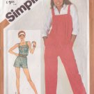 SIMPLICITY PATTERN 5266 MISSES' PULL ON JUMPSUIT IN TWO LENGTHS SIZE 6