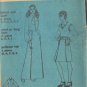 Simplicity 6515, Size 10 used, complete 1974 Blouse, scarf, skirt, top, vest