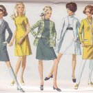 SIMPLICITY VINTAGE PATTERN 7991 SIZE 10 UNCUT MISSES' DRESS, CARDIGAN COAT, JACKET
