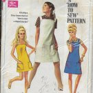 SIMPLICITY PATTERN 7497 SIZE 9/10 YOUNG JR/TEEN SUNDRESS JUMPER BLOUSE