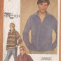 SIMPLICITY PATTERN 9739 SIZES 42/44/46 MEN'S SHIRT IN 3 VARIATIONS