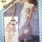 SIMPLICITY PATTERN 6317 SZ 10 MISSES' PULLOVER SAILOR TOP, SKIRT 2 VARIATIONS