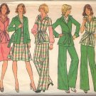 SIMPLICITY PATTERN 6857 SIZES 16 MISSES' UNLINED FRONT WRAP JACKET, SKIRT, PANTS