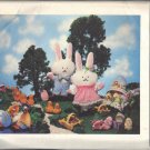 VOGUE PATTERN 1613 THREE SIZES OF BASKETS WITH BUNNY'S, DUCK AND DUCKLINGS UNCUT