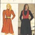 Butterick pattern 4543 Misses' DRESS AND VEST SIZE 10 UNCUT
